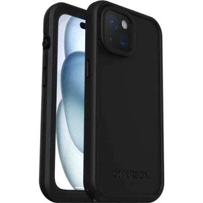 Immagine di Otterbox FRE Custodia outdoor Apple iPhone 15 Nero Compatibile con MagSafe, Resistente allacqua