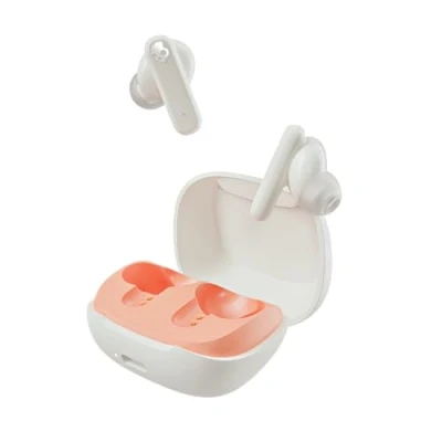 Immagine di Skullcandy Auricolari Bluetooth Smoking Buds con Microfono, Sound Eccezionale, 50% Bioplastica, Fino a 20 Ore di Batteria, Compatibili iPhone, Android e Molto Altro Bianco