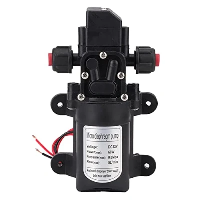 Immagine di Pompa Autoadescante Acqua, 12V Dell&#039;acqua Alta Pressione 116PSI per Lavaggio Auto Barca Pulizia Giardino Irrigazione 5L/Min