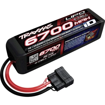 Immagine di Traxxas Batteria ricaricabile LiPo 14.8 V 6700 mAh Numero di celle: 4 25 C Softcase iD