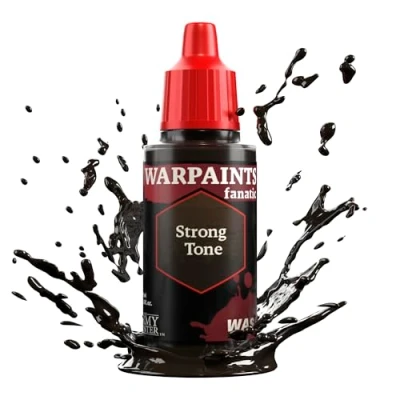 Immagine di The Army Painter Warpaint Fanatics Strong Tone Washes Miniature Hobby Painting con Vernice di qualità per Wargaming in miniatura