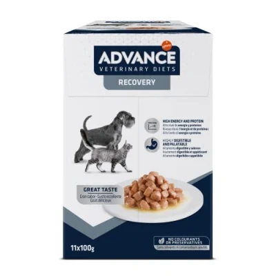 Immagine di Advance Veterinary Diets Recovery Cibo Umido per Cani e Gatti: Multipack 11 bustine da 100g