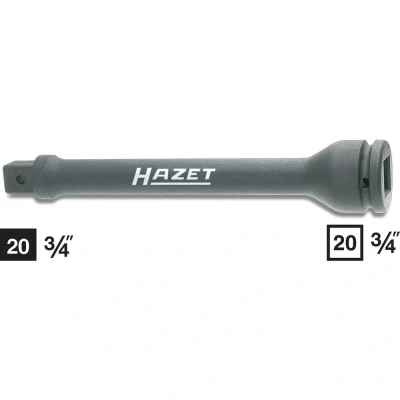 Immagine di HAZET 1005S 13 Prolunga, Chiave a bussola 20 (3/4&quot;) 330 Acciaio al cromo vanadio, nickel molibdeno