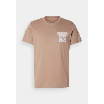 Immagine di Calvin Klein Jeans SOFT BOX Monogram TEE Tshirt con stampa, Uomo, Taglia: XS, Taupe gray