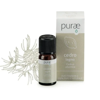 Immagine di PURAE Olio essenziale cedro cedrus atlantica legno 10 ml