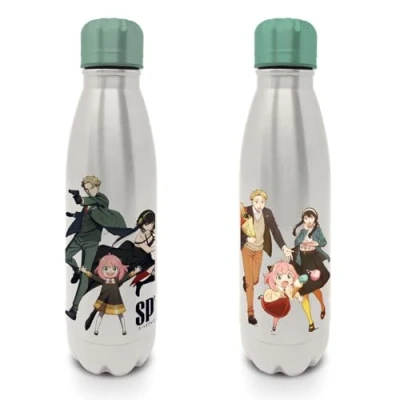 Immagine di Pyramid International Spy X Family Mini Bottiglia Cola (Cool vs Design) Borraccia in metallo 540 ml per ragazzi e ragazze Prodotto ufficiale