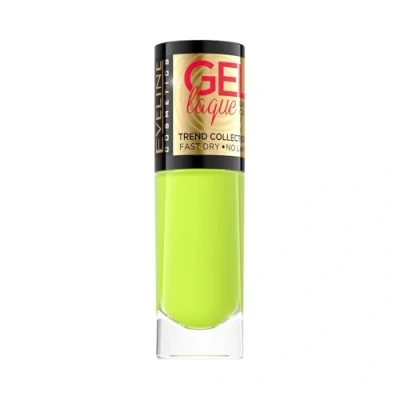 Immagine di Eveline Cosmetics Smalto Gel Laque Asciugatura Rapida con Effetto a Lunga Durata Senza Lampada UV/LED, Facile Applicazione, Colori Vivaci