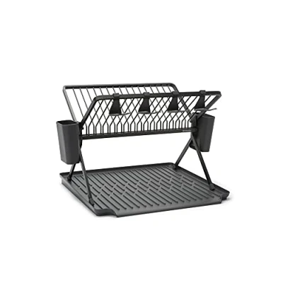 Immagine di Brabantia Scolapiatti Pieghevole, Dark Grey, L