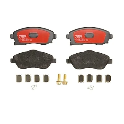 Immagine di TRW DTEC COTEC GDB1570DTE Kit pastiglie freno con segnalatore acustico usura bulloni pinza accessori OPEL: Meriva A, Corsa C Hatchback