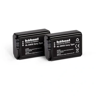 Immagine di Hähnel Fototechnik HL XW50, 2er batteria ricaricabile fotocamera sostituisce la originale (camera) NP FW50 7.2 V 1000 mAh