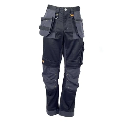 Immagine di DEWALT Dewharr3231 tb Harrison PRO Pantaloni Elasticizzati Vita 32&quot; Gamba 31&quot;, Nero/Grigio, 32W / 31L Uomo