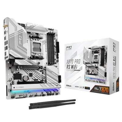 Immagine di ASRock X870 Pro RS WiFi (AM5) (D) Mainboard Attacco (PC) #####AMD AM5 Fattore di forma (dettagli) E ATX Chipset della scheda madre AMD®