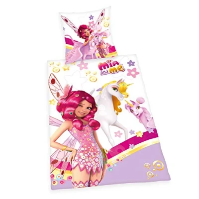 Immagine di Herding MIA AND ME Set di Biancheria da Letto Reversibile, Federa 80 x cm, Copripiumino 135 200 Cotone Renforcé, Multicolore