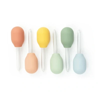 Immagine di Set 6 Pipette Inspire My Play per bambini contagocce Giochi e accessori sensoriali gioco disordinato Pastello