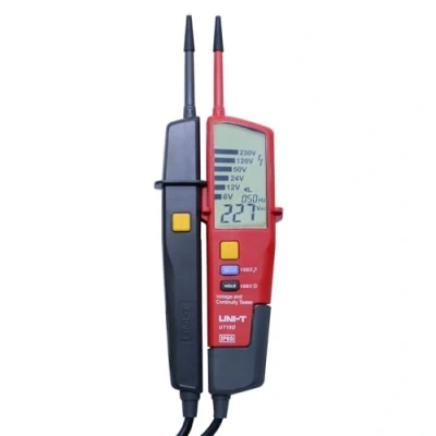 Immagine di UNI T UT18D Voltage&amp;Continuity Testers Voltage Meters LED/LCD Display Auto Range Volt Detectors Pen Backlight