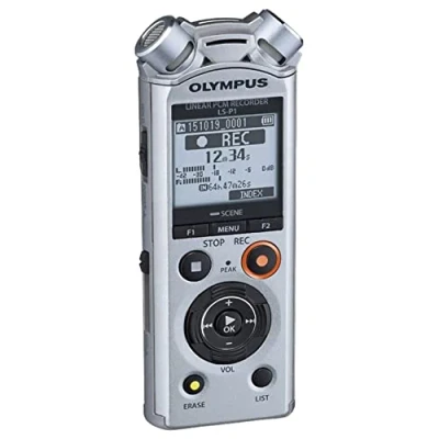 Immagine di Olympus Registratore vocale digitale LS P1 Lavalier Kit Tempo di registrazione (max.) 123 h Argento