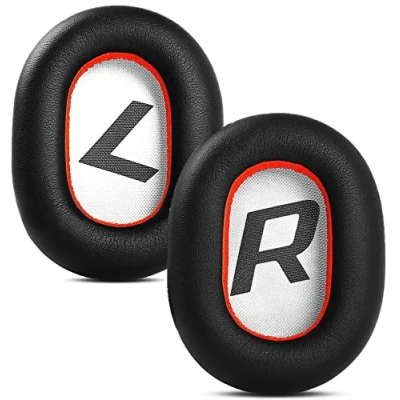 Immagine di HTINDUSTRY Cuscinetti auricolari per cuffie in memory foam compatibili con stereo Plantronics Voyager 8200 UC/Backbeat Pro2