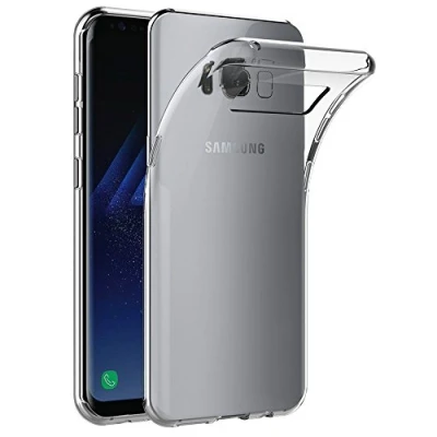 Immagine di AICEK Cover Samsung Galaxy S8, S8 (5.8 Pollici) Silicone Case Molle di TPU Trasparente Sottile Custodia per