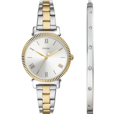 Immagine di Fossil Orologio Analogico al Quarzo Uomo con Cinturino in Acciaio Inossidabile ES5249SET