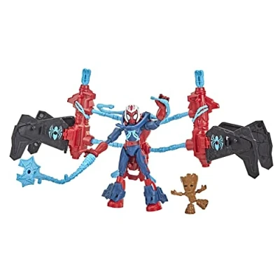 Immagine di Hasbro Marvel Spider Man Bend And Flex Space Mission, Action Figure, 15 cm Bendable Toy for Ages 4 Up