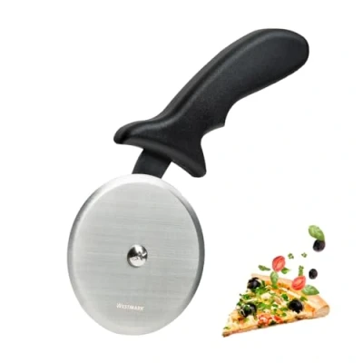 Immagine di Westmark Rotella per pizza XXL professionale, Dimensioni lama: ø 10 cm, Lunghezza: 23 Acciaio inox/Plastica, Master Line, Nero/Argento, 13282270