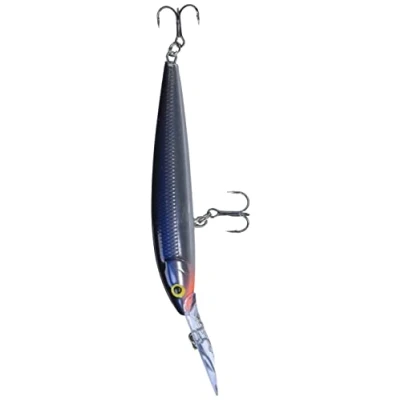 Immagine di Rapala Artificiale Spinning Down Deep Husky Jerk Esca di Simulazione per Pesca a Traina in Acqua Dolce e Mare Prof. Nuoto 2.1, 2.1 4.8m 10cm/11g Prodotta Estonia Silver Unisex Adult, 10 cm / 11 g