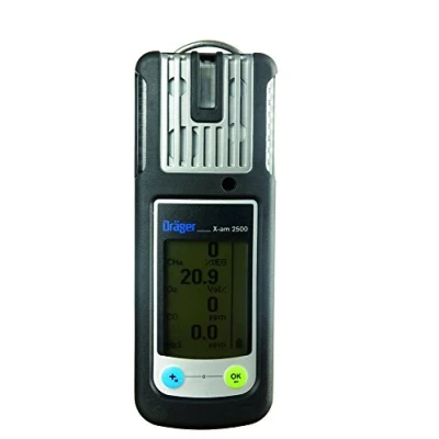 Immagine di Dräger X AM 2500 8323918 4 Gas Misuratore Ex, O2, co, H2S LC con batteria alcalina