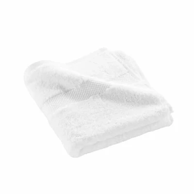Immagine di douceur d&#039;intérieur, asciugamano (50 x 90 cm) Elegance, bianco, 100% cotone tinta unita