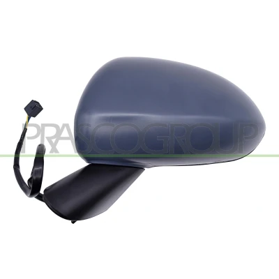 Immagine di Specchio retrovisore esterno Prasco OP0347214P Premium Sx nero/bianco con la prima mano elettrico regolabile dall&#039;interno OPEL: Corsa D Hatchback