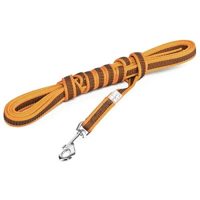 Immagine di Julius K9, Guinzaglio Color &amp; Gray con manico, 14 mm x 5 m, arancione