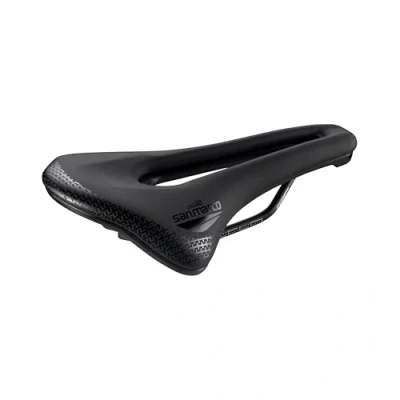 Immagine di Selle San Marco SHORTFIT 2.0 Comfort Dynamic Sella per Bicicletta Strada, Leggera, Extra Imbottitura, Foro Anatomico, Rail Resistente Manganese Taglia L3, Nero