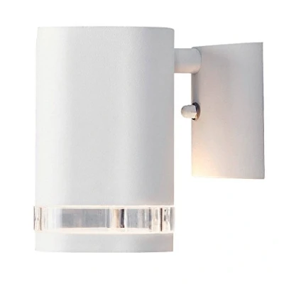 Immagine di Konstsmide Modena 7511 250 Lampada da Parete, 9 x 14,5 13,5 cm, 1 35 W, IP44, Colore: Bianco Opaco