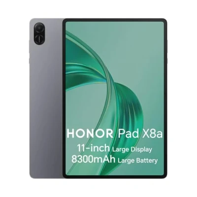 Immagine di HONOR Pad X8a Tablet 128GB Storage (Espandibile a 1Tb) 8300mAh,11 Pollici 90Hz Display con Protezione,Qualcomm SD 680,Wi Fi/GPS/Android 14,Grigio