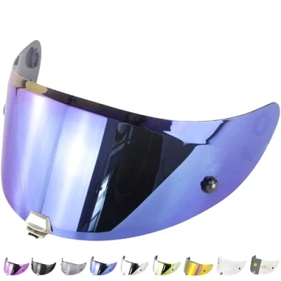 Immagine di Everalo Visiera Casco Compatibile con Hjc Rpha 70 11 Hj26 Pinlock e Tear Off Ready Antigraffio Antinebbia (Blu)