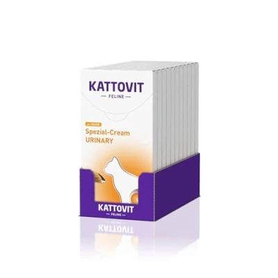 Immagine di Kattovit Crema Speciale Urinary Alimento umido per gatti Set %: 24 x 15 g con Pollo