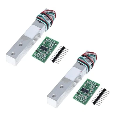 Immagine di Benefischl 2 set di sensori peso per celle carico numeriche bilancia da cucina elettronica + modulo AD pesatura HX711 (10 kg)