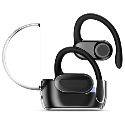 Immagine di Cuffie Bluetooth, Auricolari Bluetooth 5.3 Wireless, 5 7 h per tre volte Auricolare Hi Fi Senza Fili,USB C Cuffiette CVC Cancellazione Rumore Filo for iOS Galaxy Xiaomi OPPO Android