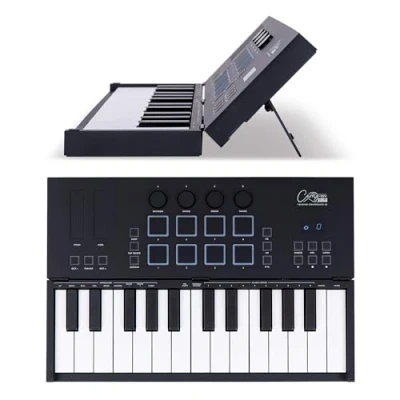 Immagine di Carry on Controller Tastiera FC 25 con Tasti, Midi USB, 8 Drum Pad Retroilluminati &amp; Software Inc Cubase LE OEM IOS DA