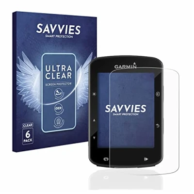 Immagine di savvies (6 Pezzi Pellicola Protettiva per Garmin Edge 520 Plus Protezione Schermo Trasparente
