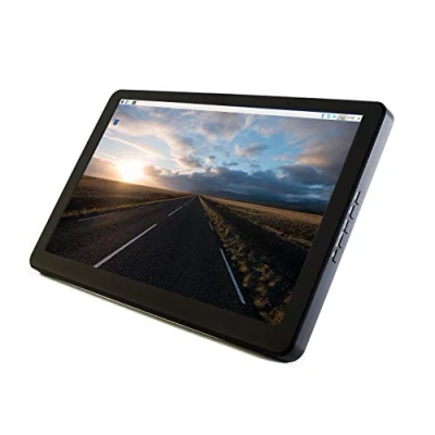 Immagine di Waveshare 15,6 pollici HDMI LCD (H) (con custodia) 1920 x 1080 risoluzione hardware IPS touch screen con copertura in vetro temprato, supporta Multi Mini PC Raspberry Pi BB Black ecc.