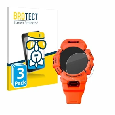 Immagine di brotect Pellicola Protettiva Vetro per Casio G Shock GBA 900 Protezione Schermo (3 Pezzi) [Durezza Estrema 9H, Chiaro]
