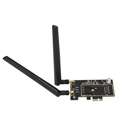 Immagine di Da M.2 NGFF a PCI E X1 / X4 X8 X16 Desktop WIFI WLAN Adattatore per scheda di rete con antenna Dual Band 8260 7265 1535 7260