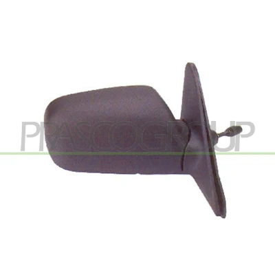 Immagine di Specchio retrovisore esterno Prasco TY0857113 Dx nero manuale regolabile dall&#039;interno, Regolazione:comando cavo flessibile, convesso