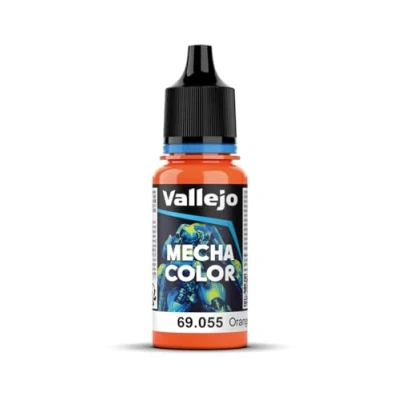 Immagine di Vallejo Mecha Color Colore Acrilico a Base d&#039;Acqua per Aerografo, 17 ml, Arancione (Orange Fluorescent)