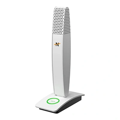 Immagine di NEAT Skyline Microfono per Conferenze a Condensatore USB Cardioide Direzionale da Tavolo Conferenze, Podcast, Streaming, Bianco