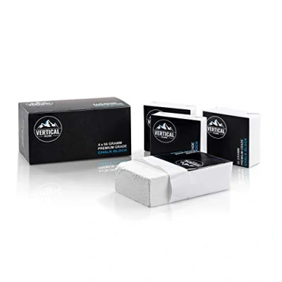 Immagine di VERTICAL FELLOWS Chalk Block 4 X 56 g ideale per arrampicata, bouldering, magnesia ginnastica, sollevamento pesi, pesi