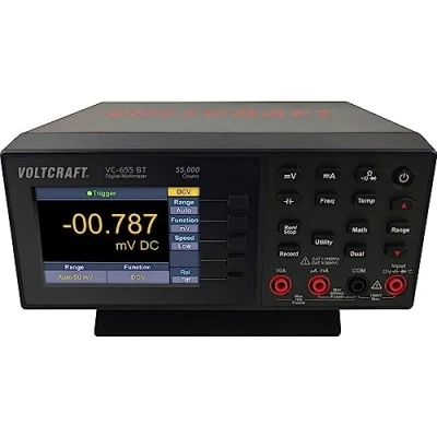 Immagine di VOLTCRAFT VC 655 BT Multimetro da tavolo digitale CAT I 1000 V, II 600 V Display (Counts): 55000