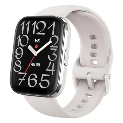 Immagine di Amazfit Bip 5 Unity, 46 mm, Smart Watch Fitness Activity Tracker, batteria 11 giorni, 120+ modalità sportive, chiamata Bluetooth, monitoraggio salute, facce orologio personalizzabili