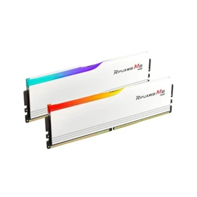 Immagine di G.Skill DDR5 32GB PC 6000 CL28 (2x16GB) 30 M5 RGB RM5RW (2 x 16GB, 6000 MHz, RAM DDR5, DIMM), Memoria RAM, Bianco