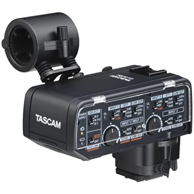 Immagine di Tascam XLR Microphone Adapter Canon Kit for Mirrorless Cameras (CA XLR2D C)